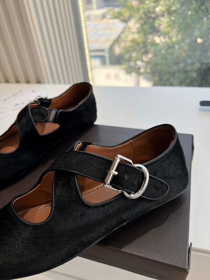 Alaïa French Fairy Ballet Flats – 2025 SS