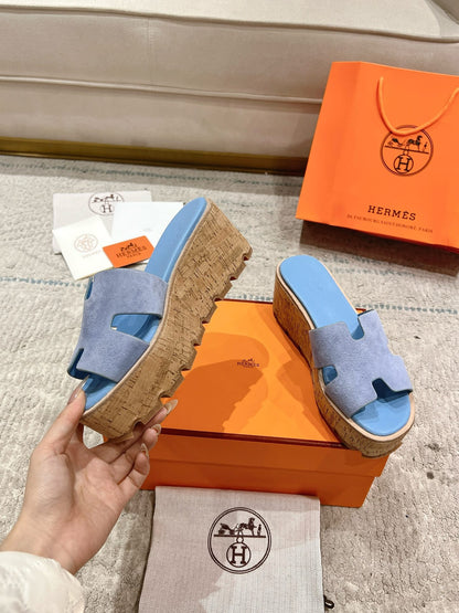Hermès Wedge Sandals – 2024 Spring/Summer Collection