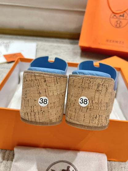 Hermès Wedge Sandals – 2024 Spring/Summer Collection