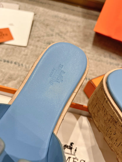 Hermès Wedge Sandals – 2024 Spring/Summer Collection