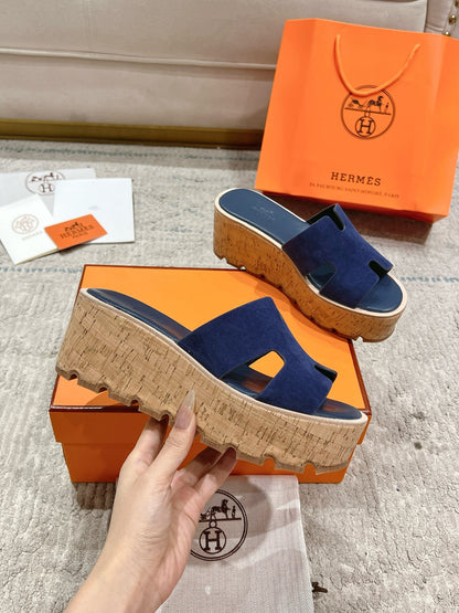 Hermès Wedge Sandals – 2024 Spring/Summer Collection