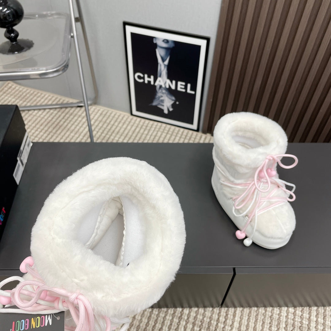 Moon Boot Furry Snow Boots – 2024FW