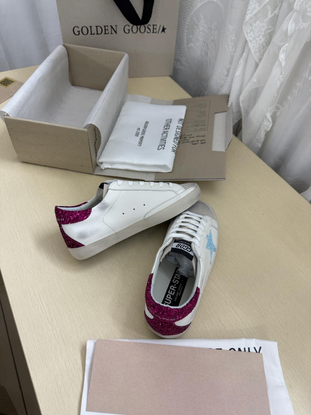 Golden Goose Super Star Leather Sneakers