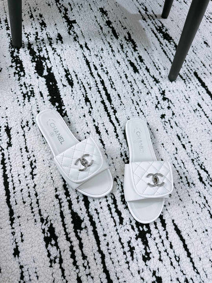 Chanel Quilted Buckle Flat Sandals – 25 Collection – Spring/Summer