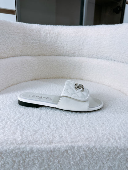 Chanel Quilted Buckle Flat Sandals – 25 Collection – Spring/Summer