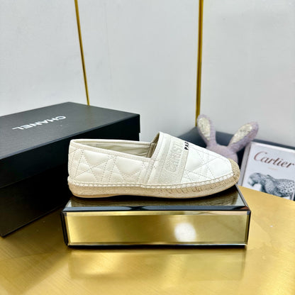 Dior Granville Embroidered Espadrille Flats