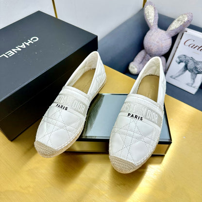 Dior Granville Embroidered Espadrille Flats