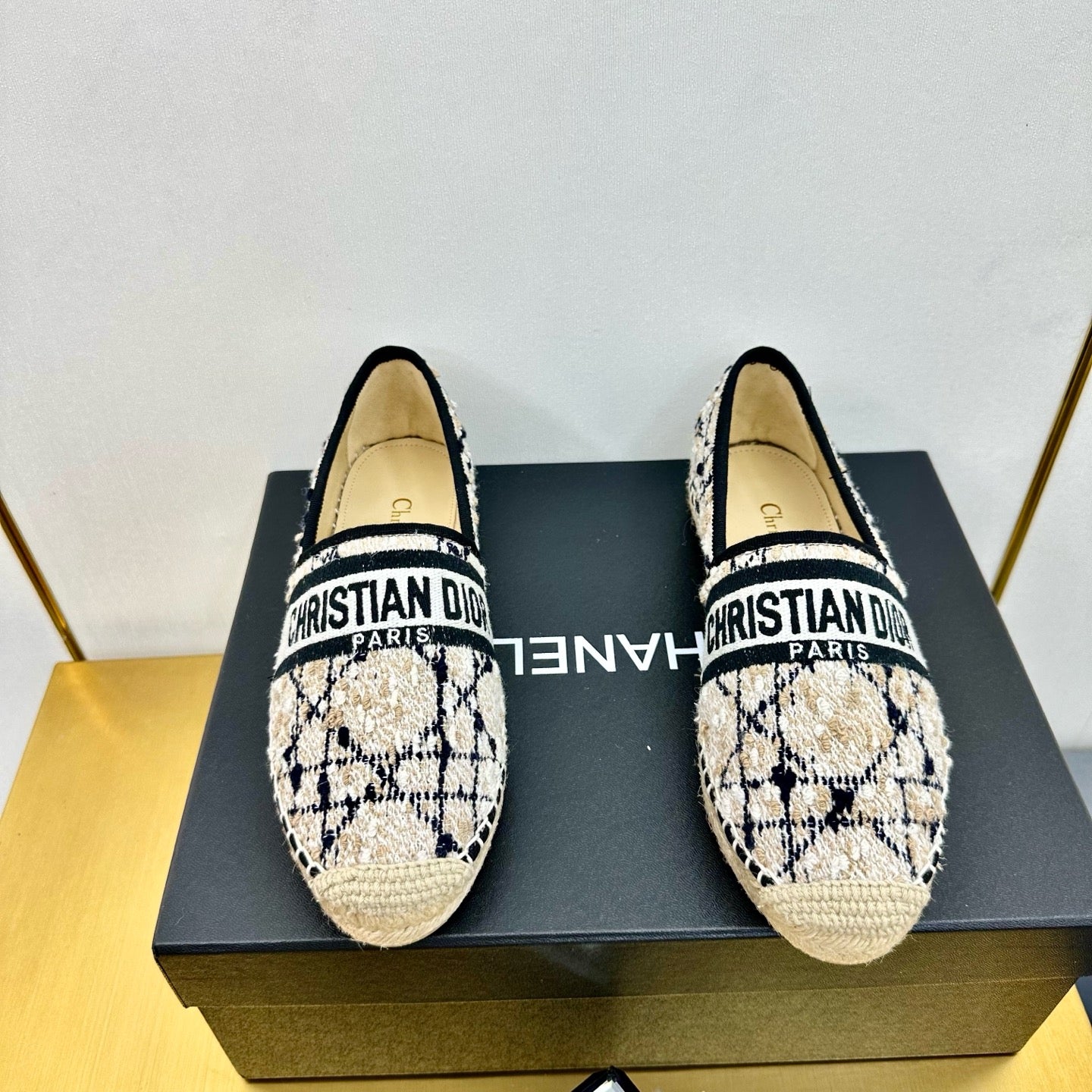 Dior Granville Embroidered Espadrille Flats