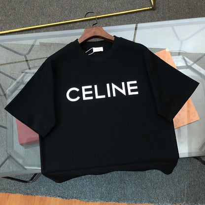 Celine Letter Logo Print Oversize T-Shirt – 2026SS