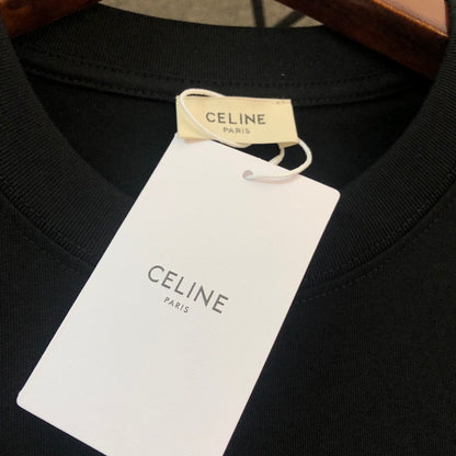 Celine Letter Logo Print Oversize T-Shirt – 2026SS