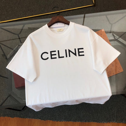 Celine Letter Logo Print Oversize T-Shirt – 2026SS