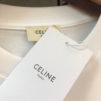 Celine Letter Logo Print Oversize T-Shirt – 2026SS