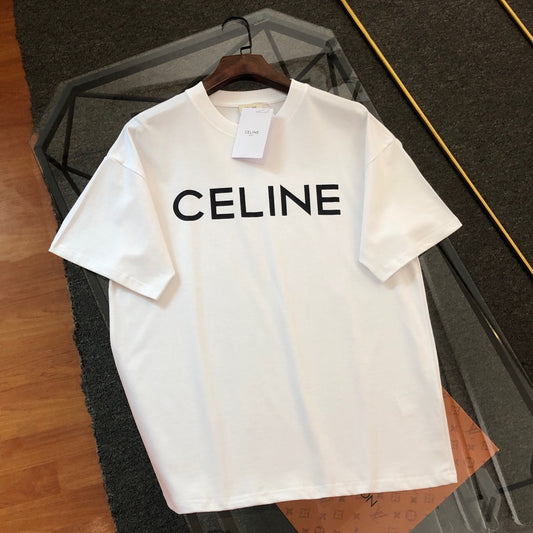 Celine Letter Logo Print Oversize T-Shirt – 2026SS