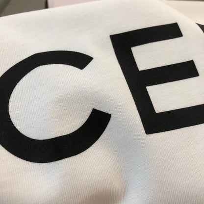 Celine Letter Logo Print Oversize T-Shirt – 2026SS