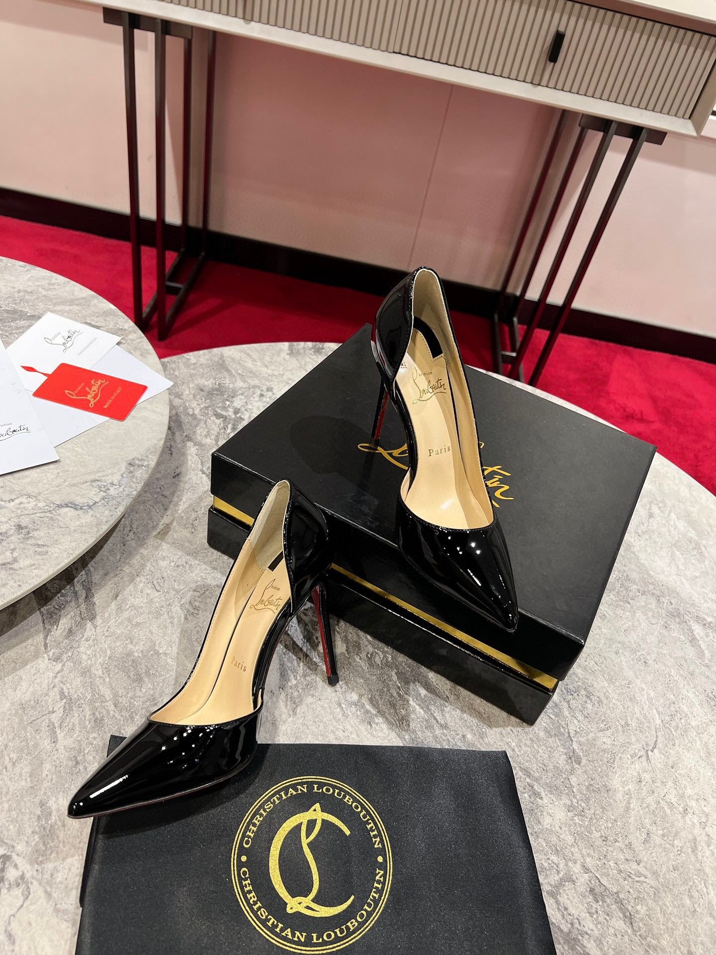 Christian Louboutin Classic Kate Side Cut-Out Pumps