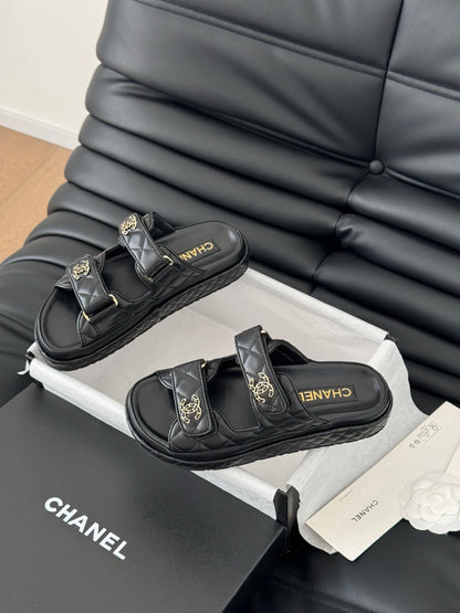 Chanel Velcro Foam Sole Sandals – 25SS Collection