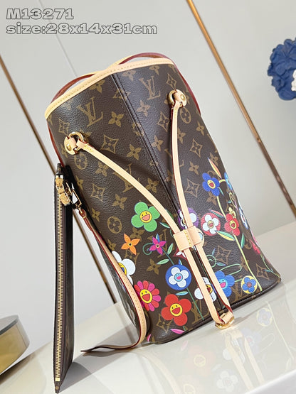 Louis Vuitton Neverfull Medium Handbag – Takashi Murakami Re-Edition