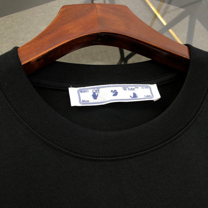 Off-White Letter Logo Print Oversize T-Shirt – 2025SS