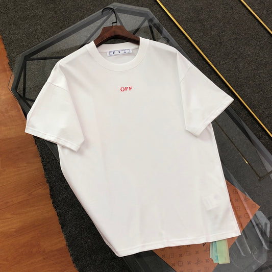 Off-White Letter Logo Print Oversize T-Shirt – 2025SS