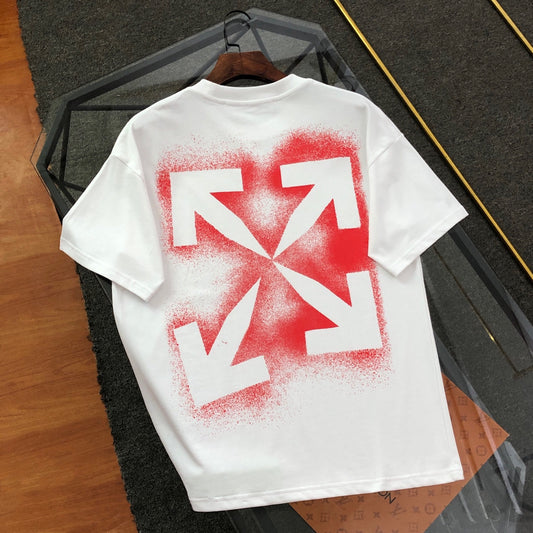 Off-White Letter Logo Print Oversize T-Shirt – 2025SS