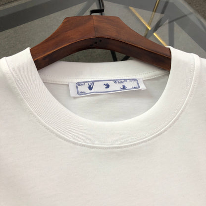 Off-White Letter Logo Print Oversize T-Shirt – 2025SS