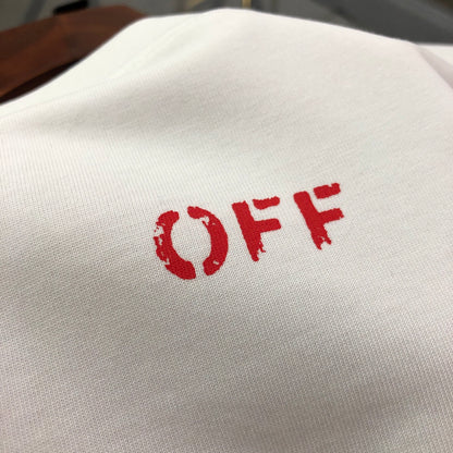 Off-White Letter Logo Print Oversize T-Shirt – 2025SS