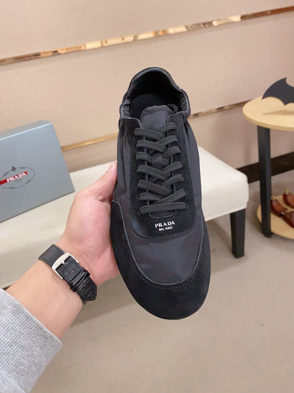 Prada Men's Air Cushion Suede Sneakers