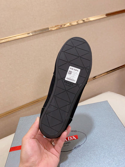 Prada Men's Air Cushion Suede Sneakers