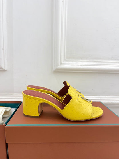 Loro Piana Summer Charms Ostrich Mules – 2025 Spring/Summer Collection