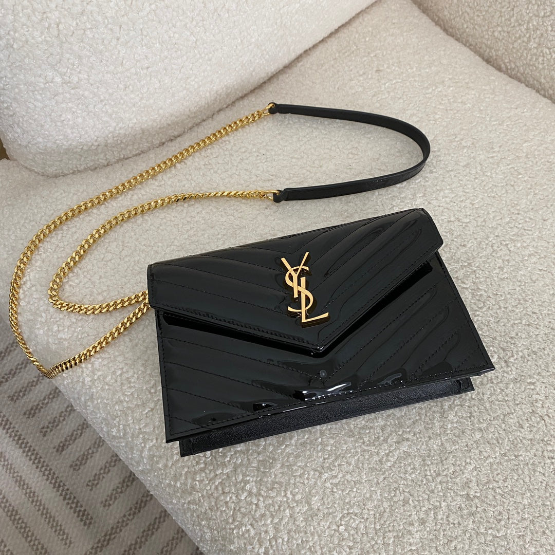 Saint Laurent Cassandre Envelope Chain Bag