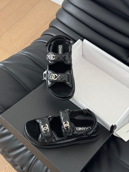 Chanel Velcro Flat Sandals – 25SS Collection