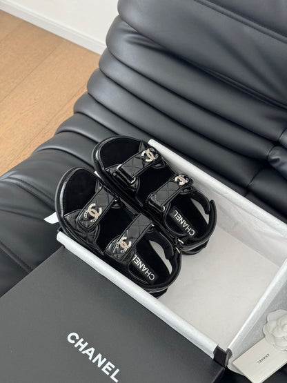 Chanel Velcro Flat Sandals – 25SS Collection