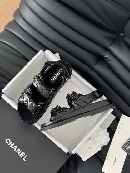 Chanel Velcro Flat Sandals – 25SS Collection