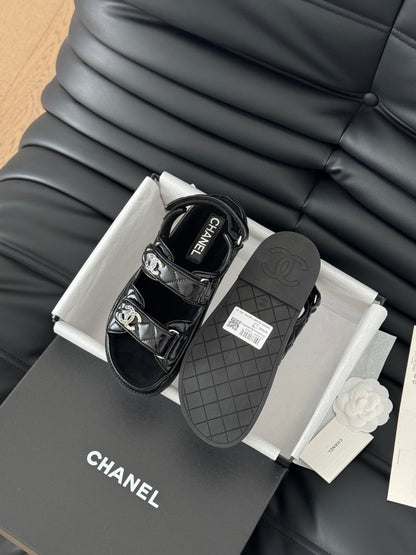 Chanel Velcro Flat Sandals – 25SS Collection