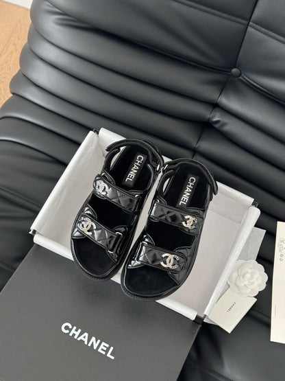 Chanel Velcro Flat Sandals – 25SS Collection