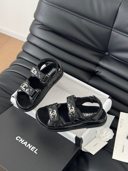 Chanel Velcro Flat Sandals – 25SS Collection