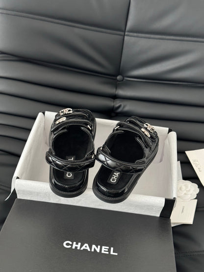 Chanel Velcro Flat Sandals – 25SS Collection