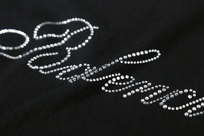 Balenciaga Rhinestone Signature Washed T-Shirt – 26SS