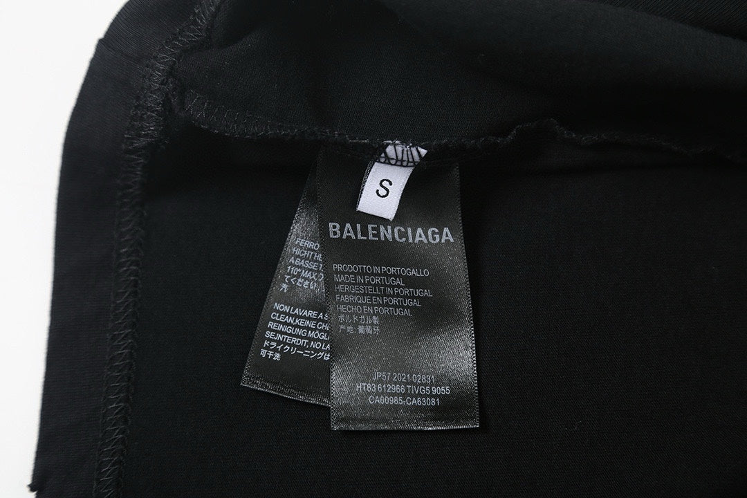 Balenciaga Rhinestone Signature Washed T-Shirt – 26SS