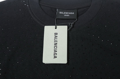 Balenciaga Rhinestone Short-Sleeve T-Shirt – 26SS
