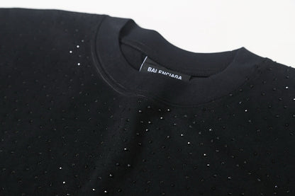 Balenciaga Rhinestone Short-Sleeve T-Shirt – 26SS