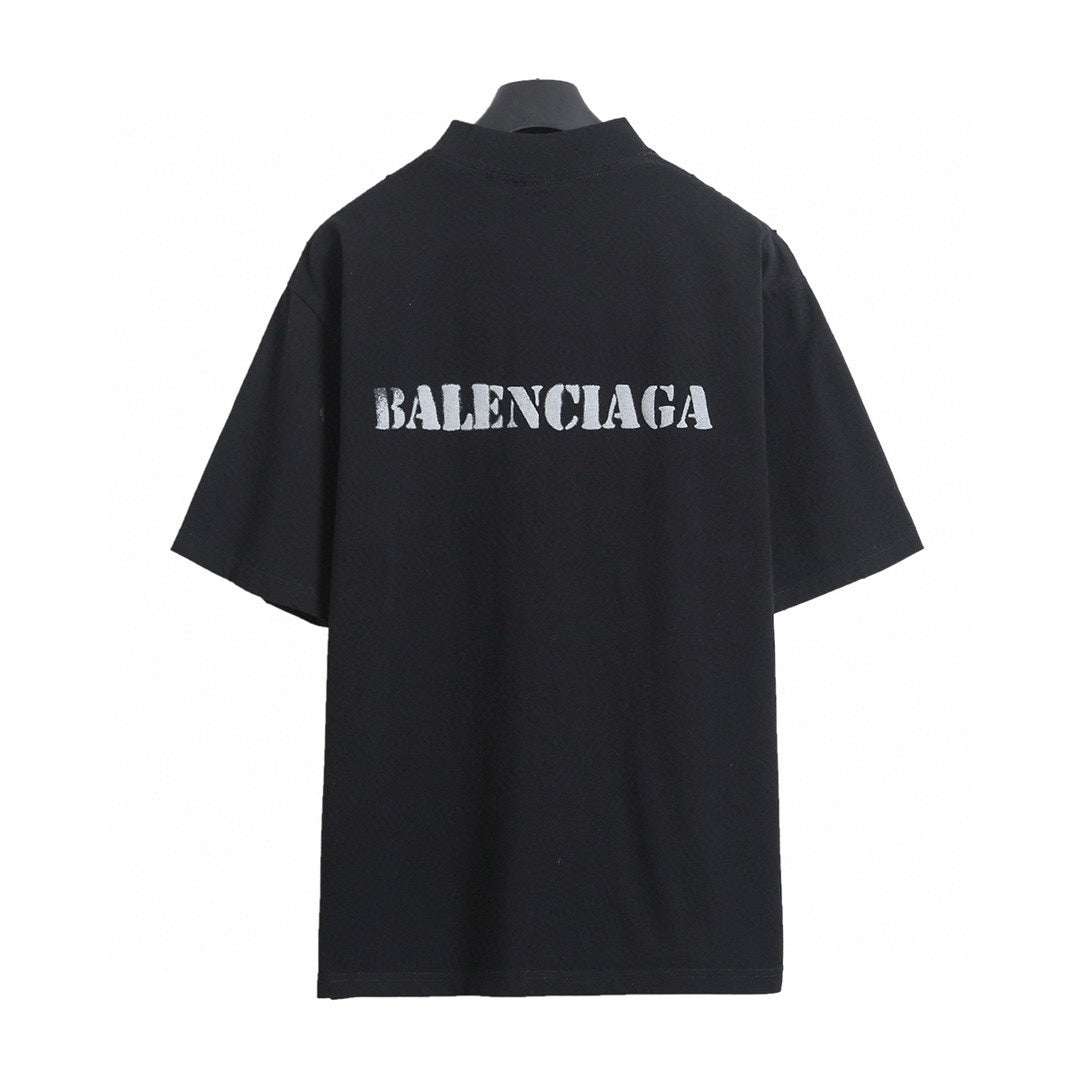 Balenciaga Blurred Letter Print T-Shirt – 26SS