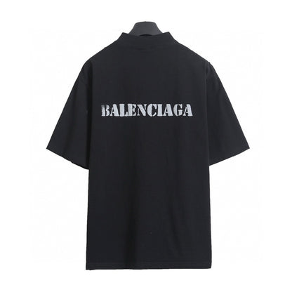 Balenciaga Blurred Letter Print T-Shirt – 26SS