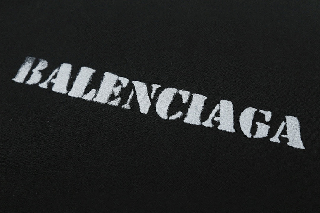 Balenciaga Blurred Letter Print T-Shirt – 26SS
