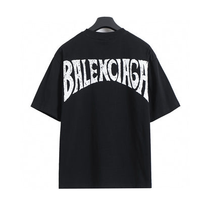 Balenciaga Back Letter Sketch Print T-Shirt – 26SS