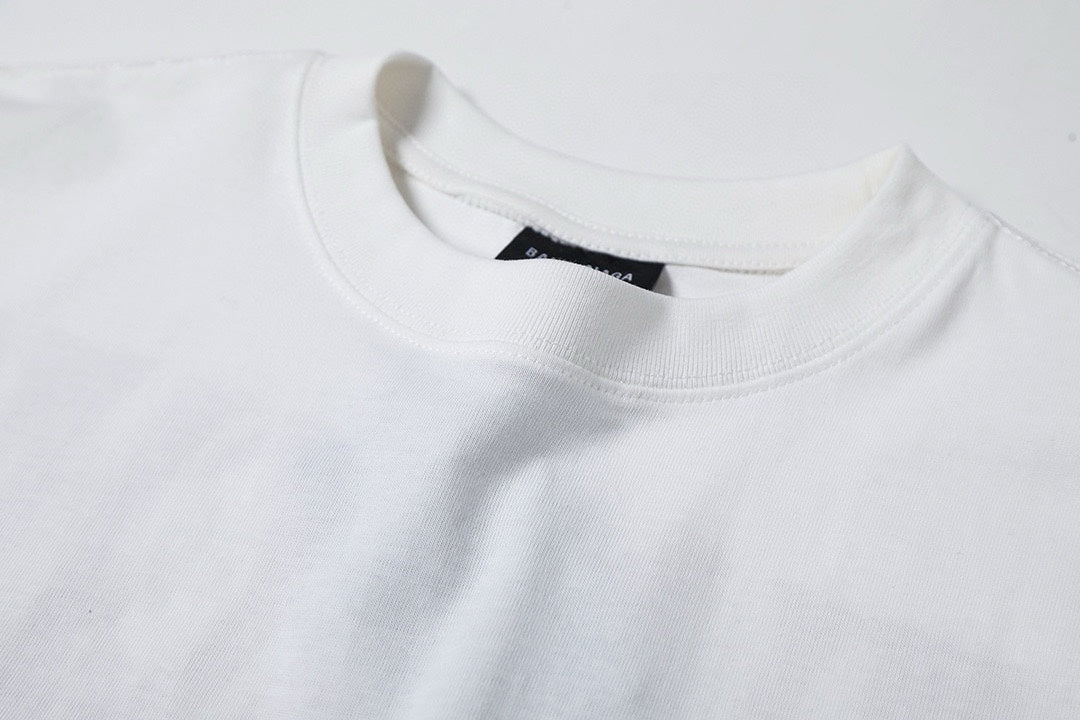 Balenciaga Back Letter Sketch Print T-Shirt – 26SS