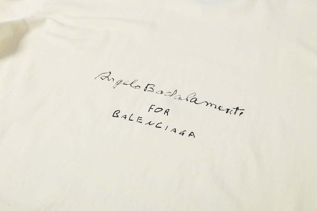 Balenciaga Musical Note Washed Distressed T-Shirt – 26SS
