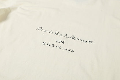 Balenciaga Musical Note Washed Distressed T-Shirt – 26SS