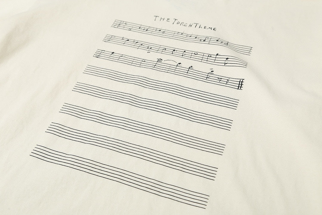 Balenciaga Musical Note Washed Distressed T-Shirt – 26SS