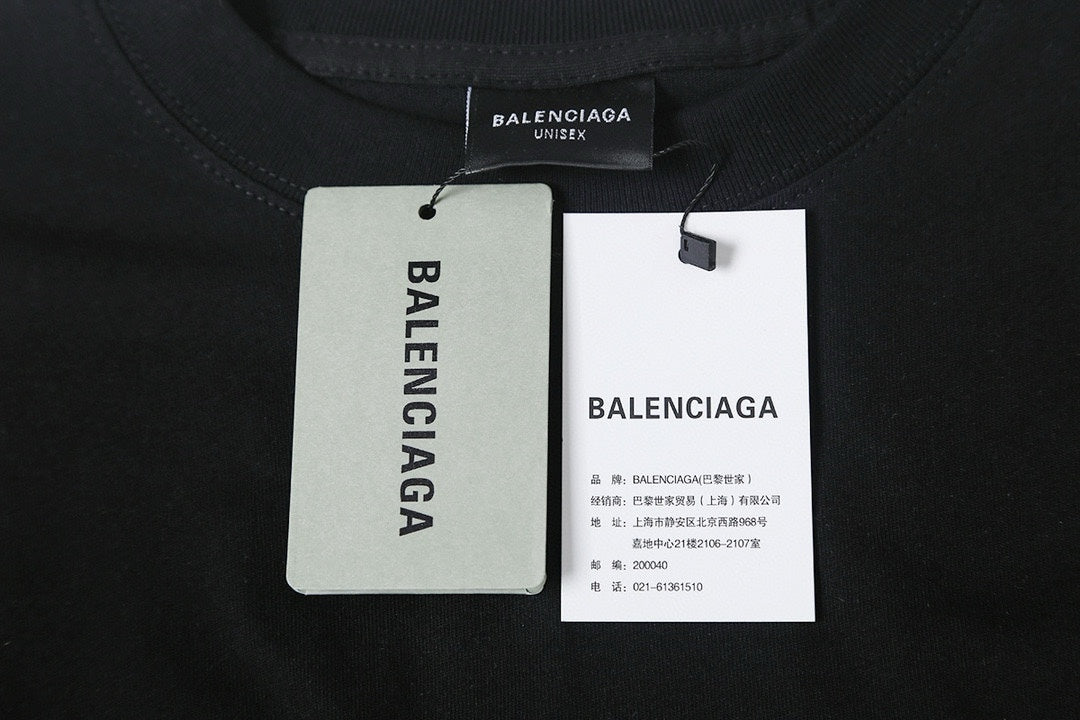 Balenciaga Blurred Cola Print T-Shirt – 26SS